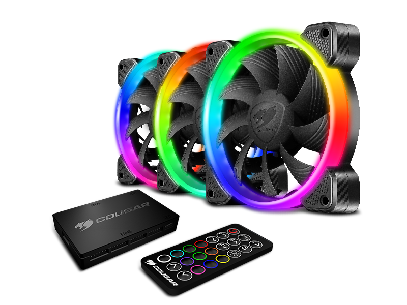 Cougar VORTEX RGB HPB 120m Cooling Kit 3x