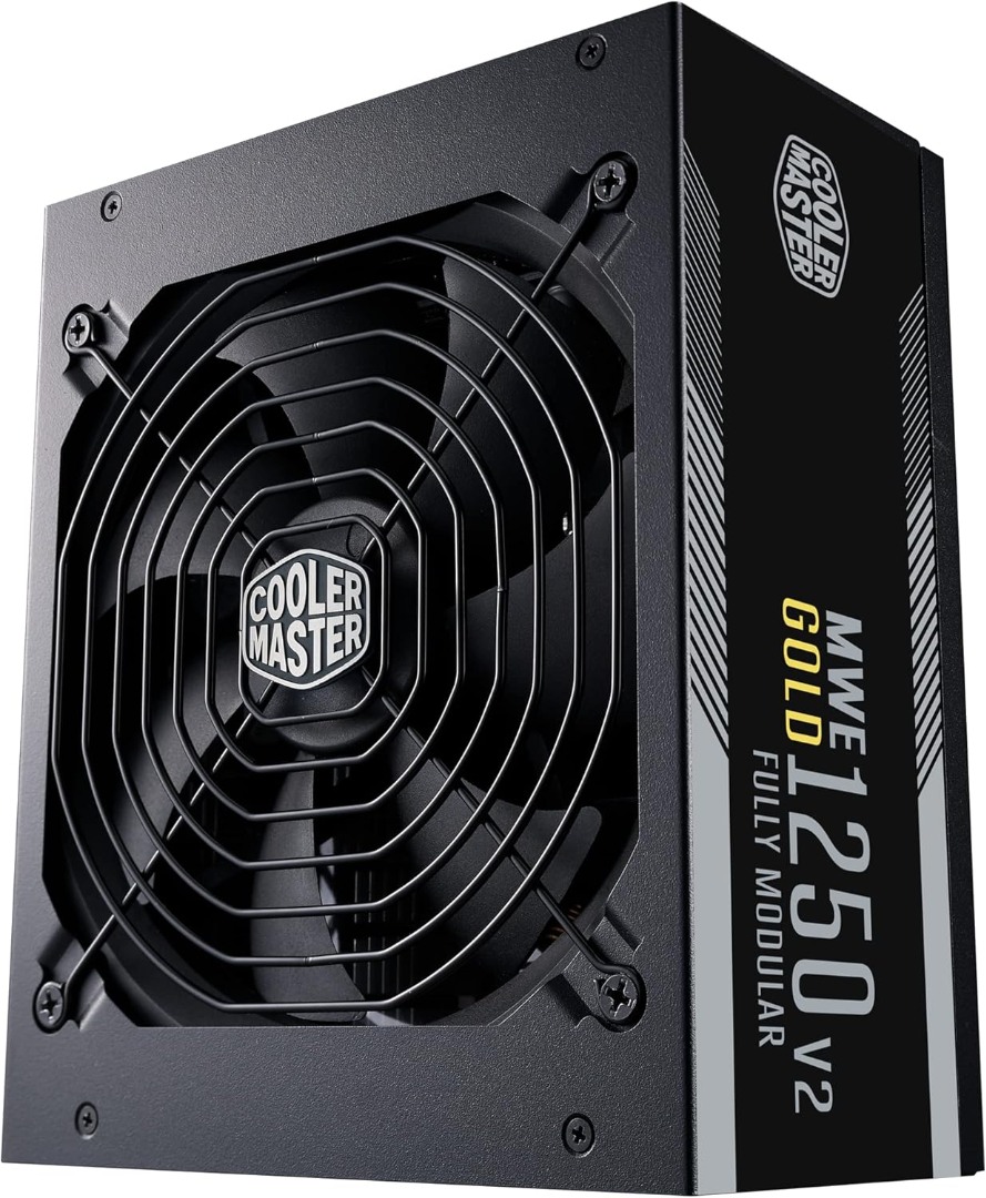 Alternative view of Cooler Master MWE Gold 1250 V2 Full Modular, 1250, 80 Plus Gold Efficiency